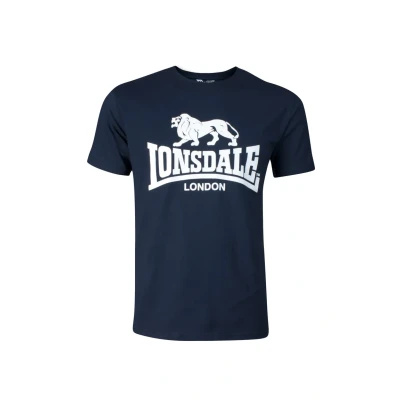 Immagine di Lonsdale Normale Passform LOGO Tshirt con stampa, Uomo, Taglia: XXL, Navy