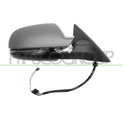Immagine di Specchietto retrovisore esterno Prasco MB8247303 Dx nero manuale convesso MITSUBISHI: L200 / Triton V Pick up