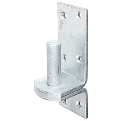 Immagine di Alberts 311308 Cardine su piastra, nelle versioni con gancio DI o DII, zincato a caldo, entrata Ø20 mm, piastra 167 x 60 mm