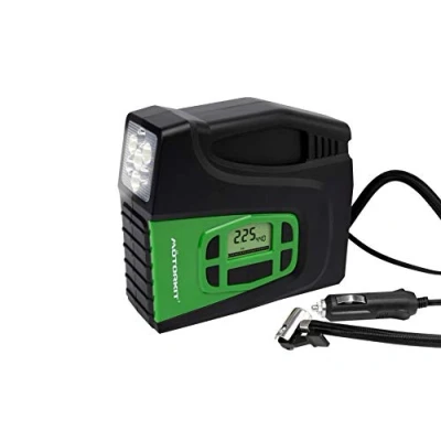 Immagine di Motorkit Compressore Digitale con indicatore, 12V, Luce LED 120W, gonfiaggio rapido, Pressione Massima 100psi