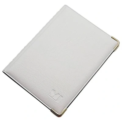 Immagine di Porta carte d&#039;identità e di credito con 4 scomparti MJ Design Germany Made in UE diversi colori designs (Design / Bianco)