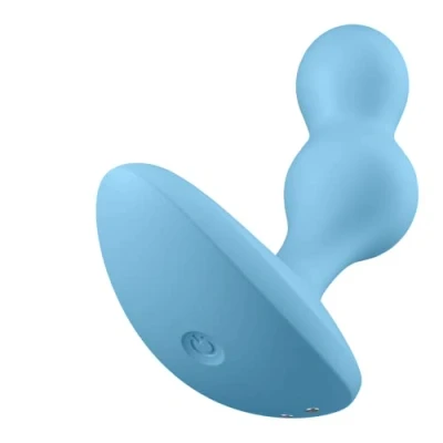 Immagine di Plug Anale Vibrante Connesso Satisfyer Deep Diver Blu