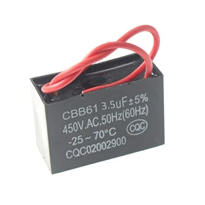 Immagine di CBB61 Condensatori di avviamento 450 V 1/1 2/1 5/2/3/3 5/4/5/8/10/12/15/16/20UF Ventola scarico a soffitto Condensatore per condizionatori d&#039;aria