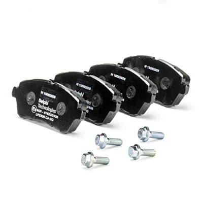 Immagine di DELPHI LP2306 Kit pastiglie freno Non predisposto per contatto segnalazione usura senza lamierino anticigolío con accessori FORD: FIESTA 6