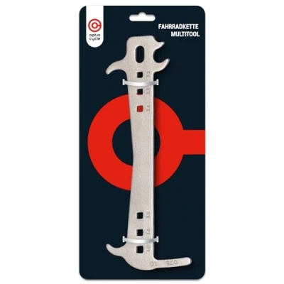 Immagine di Optio Cycle Calibro Catena Bici Misura Indicatore Usura MTB Dima Controllo Lunghezza