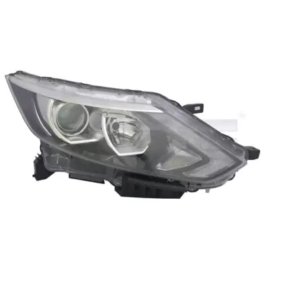 Immagine di TYC 20 14680 06 2 Fari Sx H7, H11, LED per veicolo circolazione Dx con LED, motore elettrico NISSAN: Qashqai