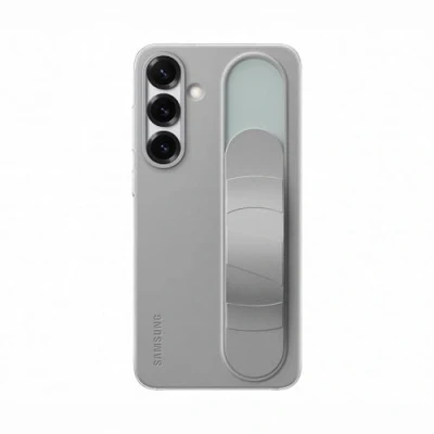 Immagine di SAMSUNG Standing Grip Case cover con cinturino e funzione cavalletto per Galaxy S25+, Gray