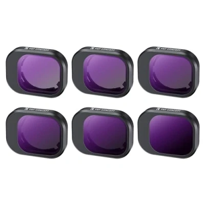 Immagine di K&amp;F Concept Mini 4 PRO ND Filtro Kit, Filtri ND4, ND8, ND16, ND32, ND64, ND1000 Compatibile con DJI per 28 Strati Nano Rivestimento
