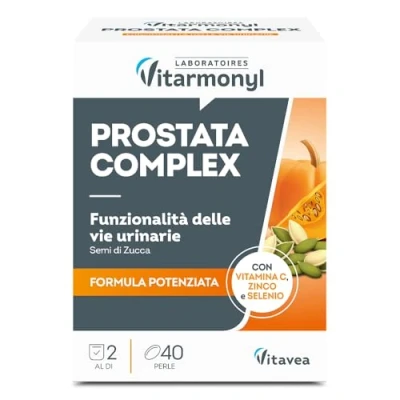 Immagine di Vitarmonyl prostata Complex benessere uomo Integratori per il dell’apparato urinario dell’uomo Favorisce le fisiologiche funzioni della Consigliato sopra i 50 anni