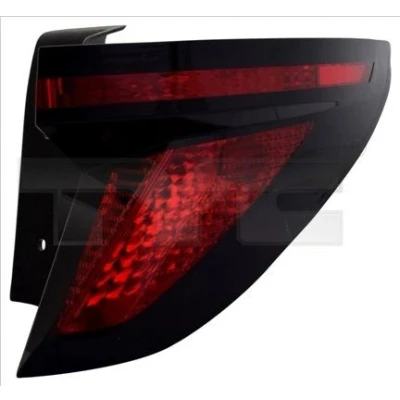 Immagine di TYC 11 15374 05 2 Fanale posteriore Sx con portalampada, fascio cavi