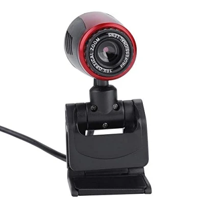 Immagine di Fotocamera, Webcam USB 2.0 16MP HD con Videocamera per Videoconferenza MIC Web 360 Computer Desktop PC Laptop Skype/MSN