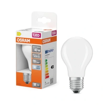 Immagine di OSRAM 4099854466731 LED (monocolore) ERP D (A G) E27 3.4 W Bianco freddo (Ø x A) 60.00 mm 1 pz.