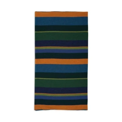 Immagine di Gallo Sciarpa semplice unisex e verde righe multicolor