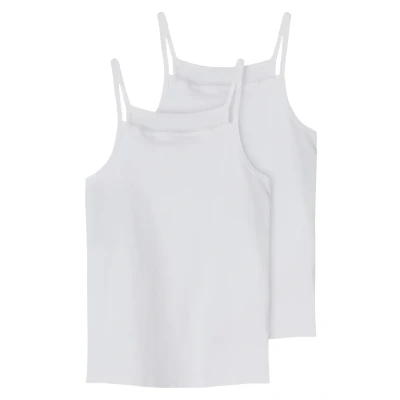 Immagine di Name it Nkfstrap 2 PACK Maglietta intima per bambini, Taglia: 146/152, White