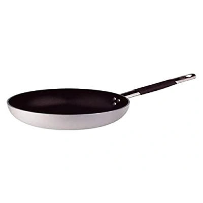 Immagine di Pentole Agnelli ALSC111BSC24 Platinum Padella Scasata Alta a Saltare, in Alluminio, Spessore 3 mm, con Manico Tubolare Acciaio Inossidabile Cool, 24 cm, Argento