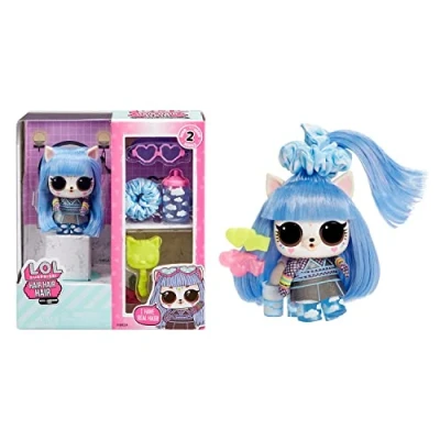 Immagine di LOL Surprise Hair Pets Series 2 Scarta 10 Sorprese tra cui un animale domestico da collezione con capelli veri e accessori Adatto a bambini collezionisti dai 4 anni in su