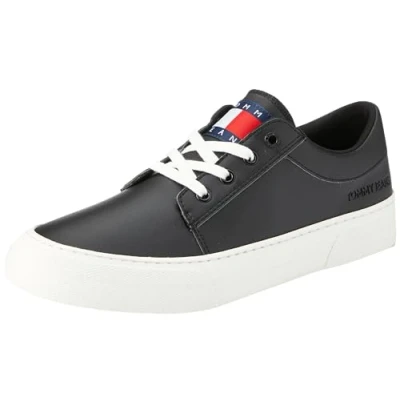 Immagine di Tommy Jeans Tjm Vulc. Skate Derby Ess EM0EM01282, Sneaker vulcanizzate Uomo, Nero (Black), 40 EU