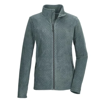 Immagine di killtec Uomo Giacca in pile lavorata a maglia/giacca con colletto rialzato KOS 328 MN FLX JCKT, green anthracite, L, 41327 000