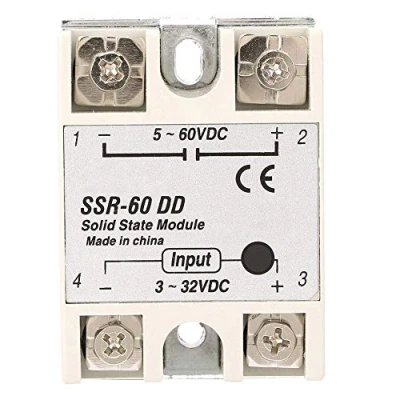Immagine di Relè a stato solido DC SSR 60DD 60A 3 32V 5 110V Controllo motore AC
