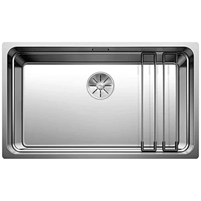 Immagine di BLANCO ETAGON 700 IF 524272 Lavello da Cucina in Acciaio Inox per Basi di con Larghezza 80 cm, Bordo Piatto IF, Satinato