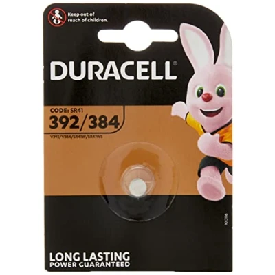 Immagine di Duracell SR41 Batteria a bottone 392 Ossido dargento 45 mAh 1.55 V 1 pz.