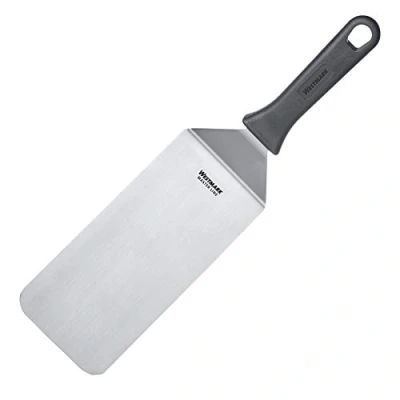 Immagine di Westmark Spatola da grill professionale, Angolata, Flessibile, Compatta, Dimensione lama: 9,5 x 20 cm, Lunghezza: 36,5 Acciaio inox/Plastica, Master Line, Nero/Argento, 13402270