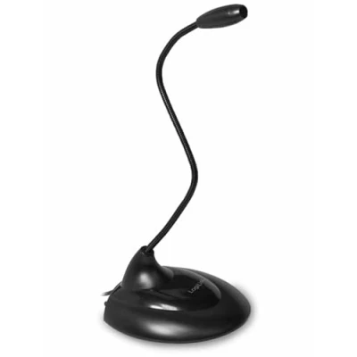 Immagine di LogiLink, HS0047, MICROFONO MULTIMEDIA CON BASE DA TAVOLO PER PC, nero