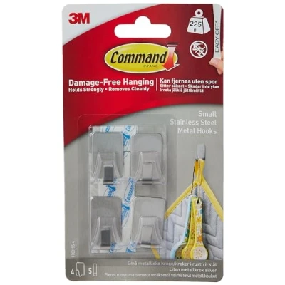 Immagine di Command 17031SS Gancio in Acciaio Inossidabile, Argento