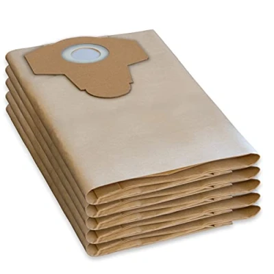 Immagine di 5 sacchetti originali per aspirapolvere Parkside Lidl PWD 25, 30, PNTS 23, 1400, 1500 A1, A2, B1, C1, D1, B2, B3, E2, C4, D5, F2, H4