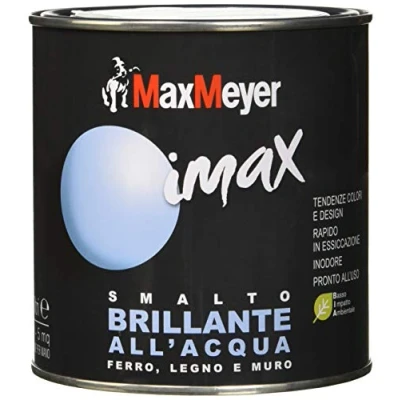 Immagine di MaxMeyer Smalto all&#039; acqua finitura brillante Celeste 0,5 L [Cod.162571C400040]