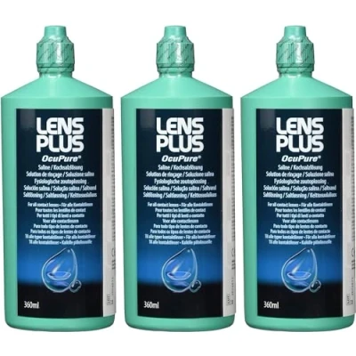 Immagine di Amo Kontaktlinsen Lösung Lens Plus OcuPure, 360 ml, 3 Stück