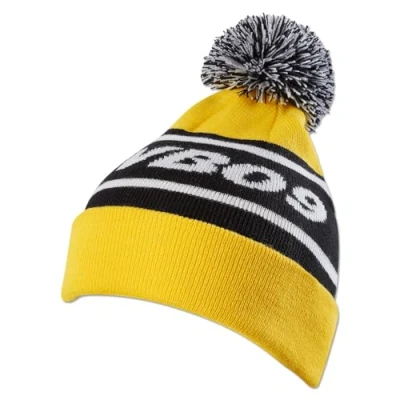 Immagine di Borussia Dortmund BVB 09 Berretto con Pompon a Righe Orizzontali, Colore: Giallo/Nero