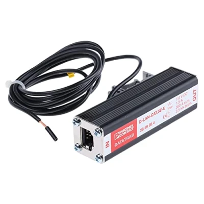 Immagine di Phoenix Contact 2859084 D LAN CAT.5E U Presa Protezione sovratensioni da per: Armadi di distribuzione, Rete (RJ45) 0.35 kA 1 pz.