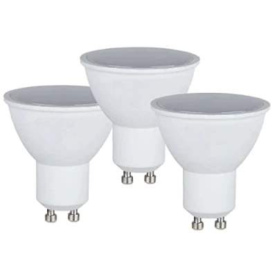 Immagine di Lampada Led GU10 5W 220V 400 Lumen, Angolo 110 Gradi,Diffusore Opale (3 Pezzi, Bianco Neutro 4000k)