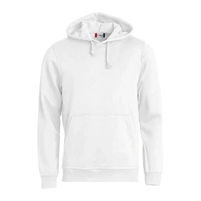 Immagine di Clique Basic Felpa con, Opaco, Bianco, L Uomo