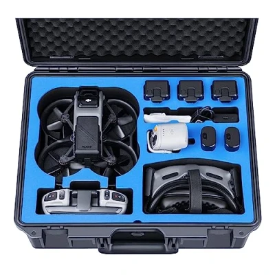 Immagine di Lykus Titan AT110 Valigia Custodia Case impermeabile per DJI Avata, Goggles 2/Integra, RC Motion 2 e telecomando FPV, supporta fino a 9 batterie Avata [SOLO VALIGIA]
