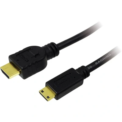 Immagine di LogiLink HDMI Cavo Spina A, Mini C 2.00 m Nero CH0023 UHD 4K;