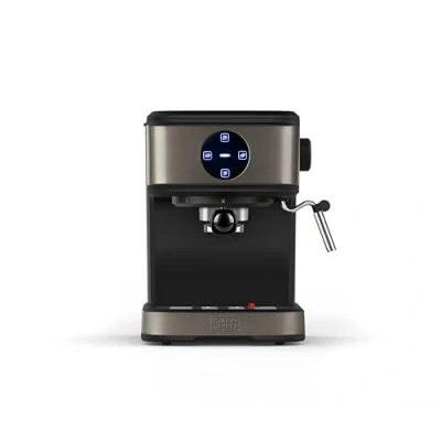 Immagine di BLACK+DECKER BXCO850E Macchina da Caffè Espresso, 20bar, 850W, 1,5L, Acciao Inox