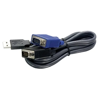 Immagine di TRENDnet TK CU06 Cavo KVM USB/VGA, Lunghezza da 1.80 m