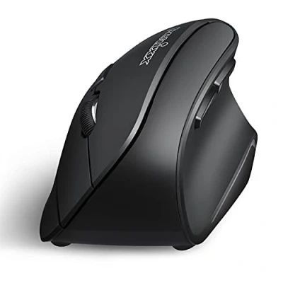 Immagine di Perixx PERIMICE 804 Mouse Ergonomico Bluetooth® Ottico Nero 6 Tasti 1600 dpi