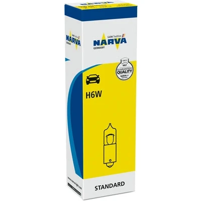 Immagine di NARVA 681613000 Lampade 12 6 H6W ALFA ROMEO: 147, GT, 156 Sportwagon, VOLKSWAGEN: Golf 5, 4, 4 Variant, FORD: FIESTA