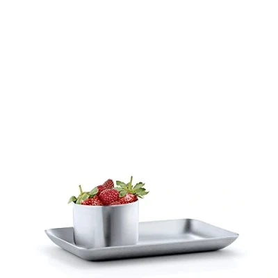 Immagine di Blomus &quot;Basic Spazzolato Opaco, in Acciaio Inox, 10 x 17 cm