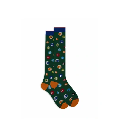 Immagine di Gallo WITH Poolball Motif Calzettoni, Uomo, Taglia: One Size, Basilico