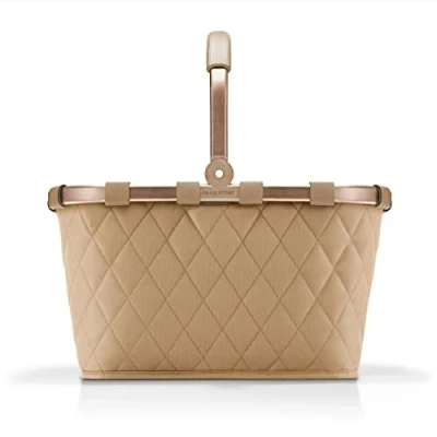 Immagine di reisenthel carrybag Cestino per Spesa, Design Resistente, Elegante e Spazioso, Shopping Picnic, Tessuto Idrorepellente, 22 L rhombus ginger