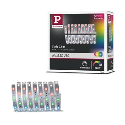 Immagine di Paulmann 79866 Striscia LED con spina 24 V 2.5 m RGBW
