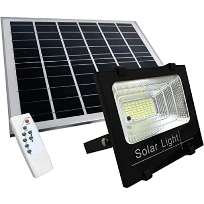 Immagine di TEMPO DI SALDI Faro A Led Da 100W SMD Luce Bianca Con Pannello Solare, Sensore + Telecomando