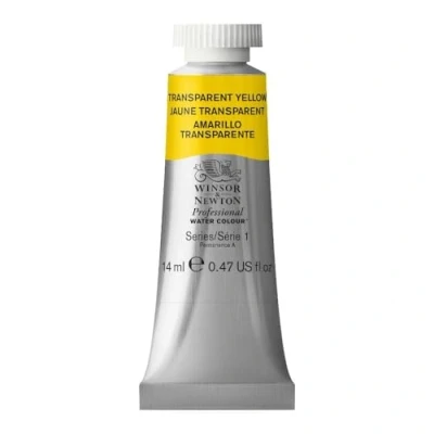 Immagine di Winsor &amp; Newton Professional Vernici ad acquerello, vivaci e resistenti alla luce, pigmenti per artisti, TUBO 14 ML, colore: Giallo Trasparente