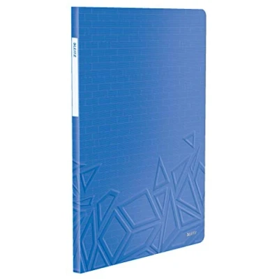 Immagine di LEITZ Urban Chic, Portalistino in Polipropilene, 20 Buste, Formato A4, Blu