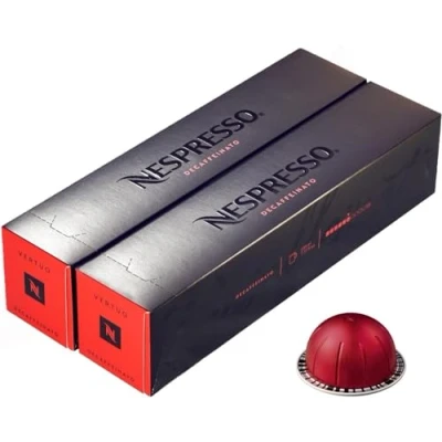 Immagine di 20 capsule di caffè Vertuo Mezzo Caffeinato (semi decaffeinato) Nespresso