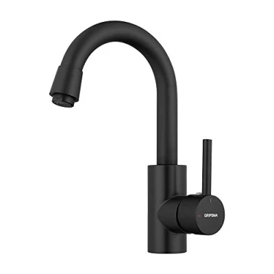 Immagine di GRIFEMA G1002B Irismart Miscelatore Lavabo, Rubinetto Monocomando per Bagno, Nero [Exclusiva Amazon] [Esclusiva